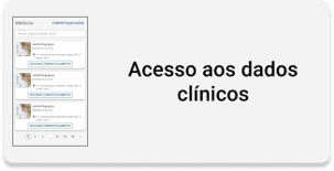 Acesso aos dados clínicos Heading + Icon